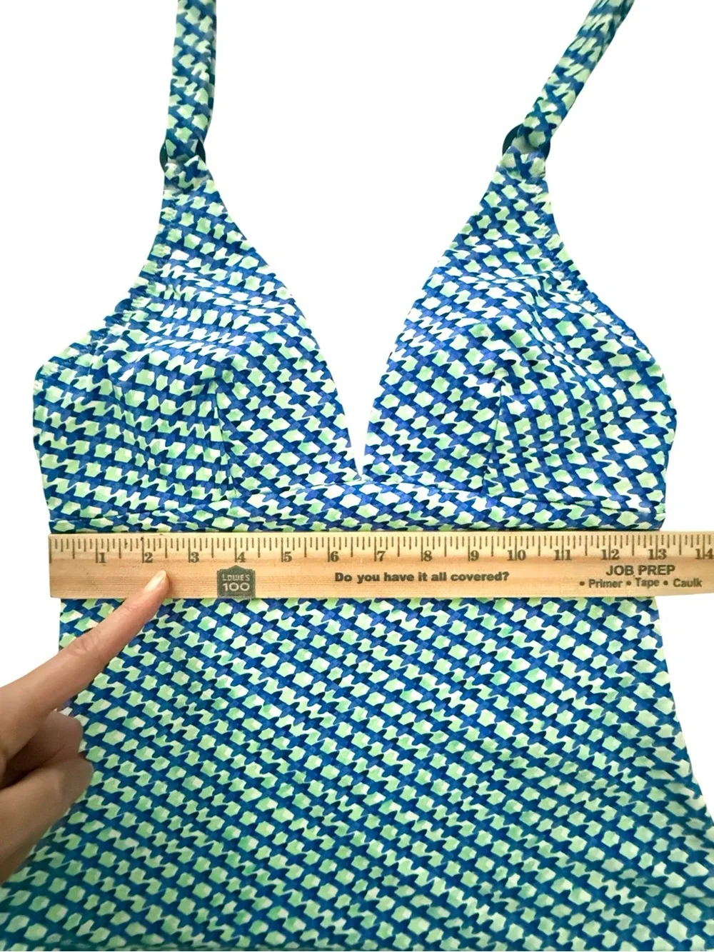 Tommy Bahama Palm Modern Mosaic Pool Ring Tankini Top